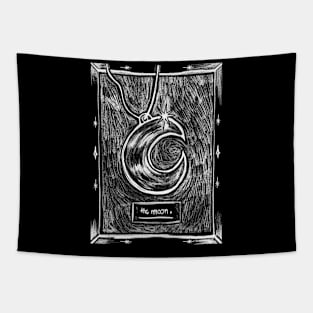 The Moon Pendant | White Version Tapestry