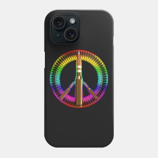 Peace (Through Superior Firepower) Phone Case