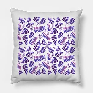 Modern Fern Leaves - Neon Pillow