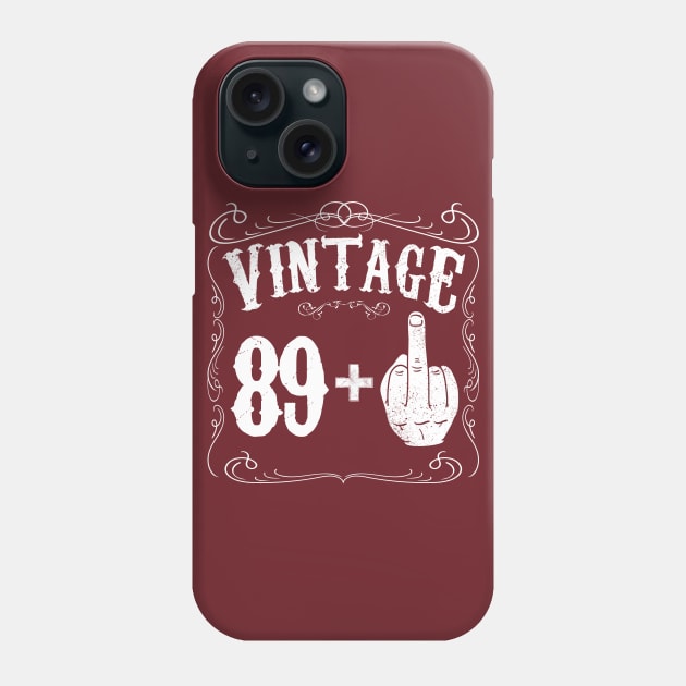 Vintage middle finger salute 90th birthday gift funny 90 birthday 1926 Phone Case by AwesomePrintableArt