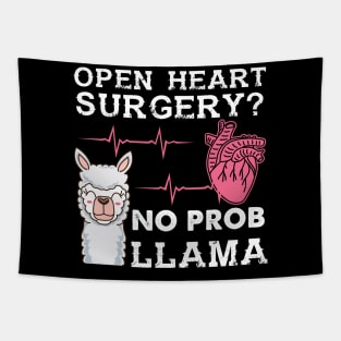 Open Heart Surgery No Prob Llama Tapestry