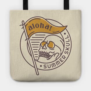 Aloha Summer Skull 1 Tote