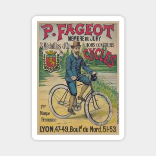 P. Fageot Vintage Poster 1895 Magnet