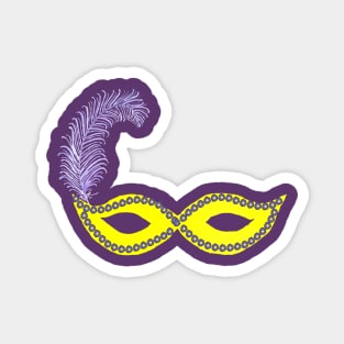 Mardi Gras Mask Magnet