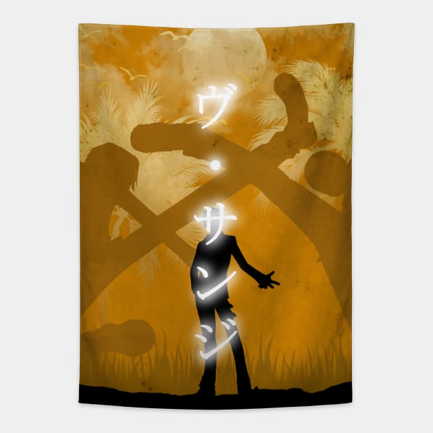 SANJI SHADOW ONE PIECE Tapestry by Trangle Imagi