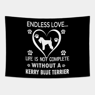 Kerry Blue Terrier Lovers Tapestry