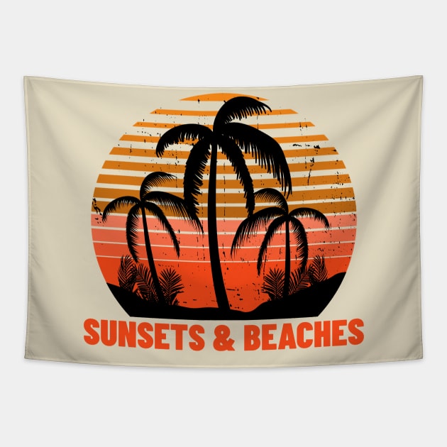 Sunsets and Beaches Tropical Tapestry by mattserpieces