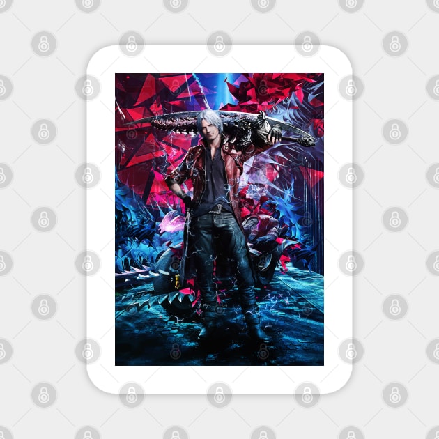 Devil May Cry 5 Super Dante Magnet by syanart