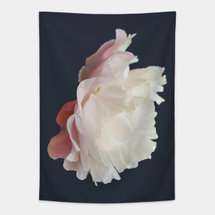 Cutout Floral Photo Pale Pink Peony Flower Tapestry