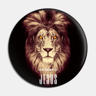 The Lion of Judah is Jesus V3 Pin