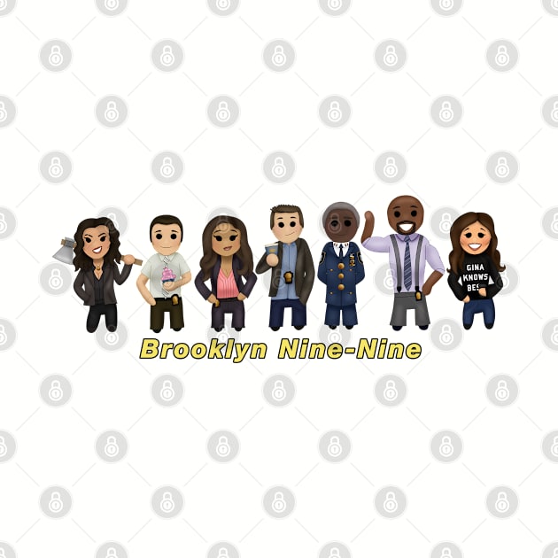 Brooklyn Nine-Nine Chibi by Celestabellearts