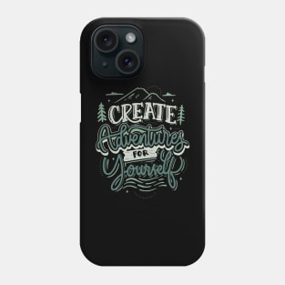 Black Adventures Phone Case