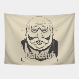 Diabeetus Vintage Tapestry