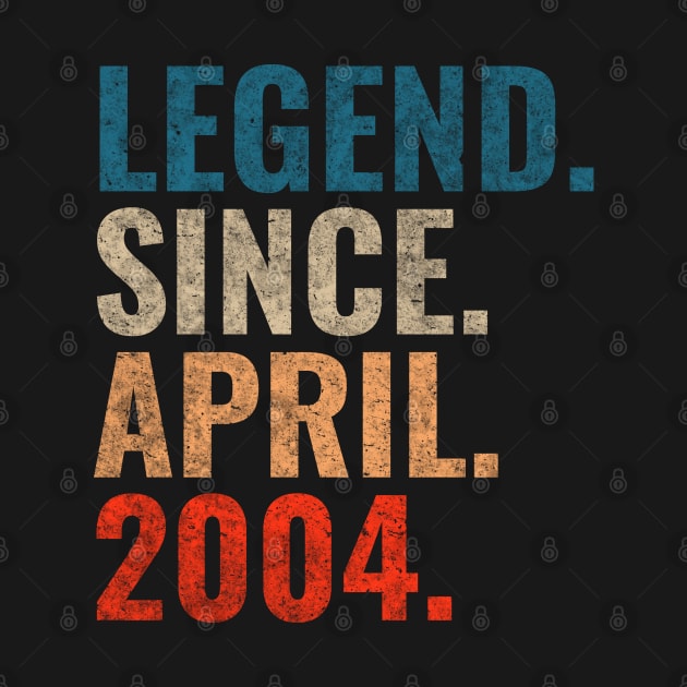 Legend since April 2004 Retro 2004 by TeeLogic