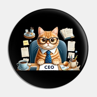 Lovely Feline Boss Pin