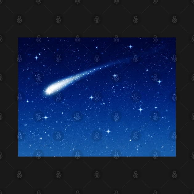 Blue Shooting Star - Make a wish by clearviewstock