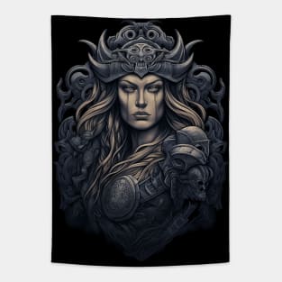 Viking Shield Maiden 02 Tapestry