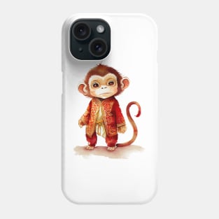 Watercolor Chinese Zodiac Year of the Monkey Phone Case