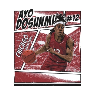 Ayo Dosunmu Chicago Comic T-Shirt