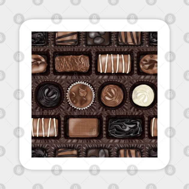 Box of Chocolates Magnet by HB Loves Crafts