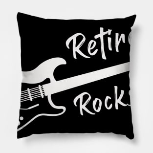 Retired Rockstar Pillow