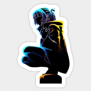 Call of the Night Anime Characters Nazuna Nanakusa Faceless in Cool 4  Panels Pop Art Style Sticker for Sale by Animangapoi