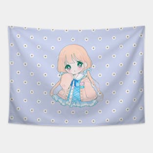 Anime girl Tapestry