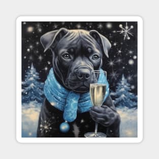 Staffy Celebration Magnet