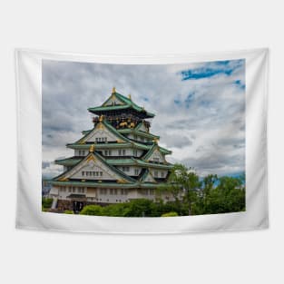 Osaka Castle in Japan Tapestry