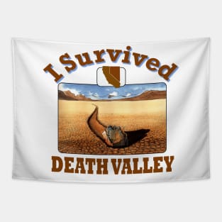 I Survived Death Valley Tapestry