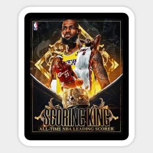 Lebron James Jersey Sticker for Sale by WalkDesigns