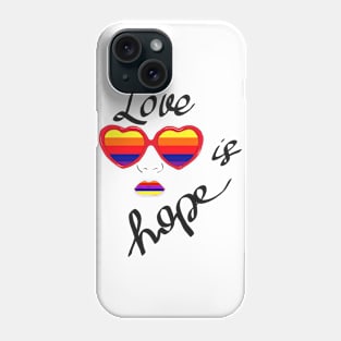 Love is hope Phone Case
