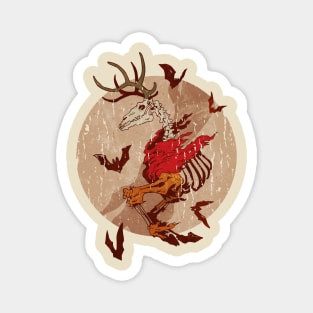 Halloween Deer Skeleton - Wendigo Magnet