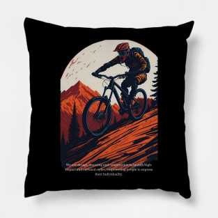 Downhill bike Pillow