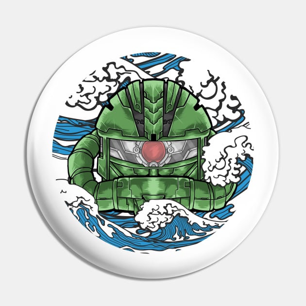 gundam zaku wave Pin by Amartwork