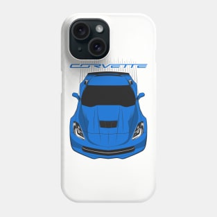 Corvette C7 - Blue Phone Case