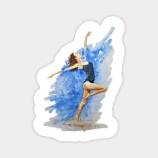 Ballerina Dancing Girl Magnet