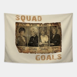 SQUAD GOALS VINTAGE Tapestry