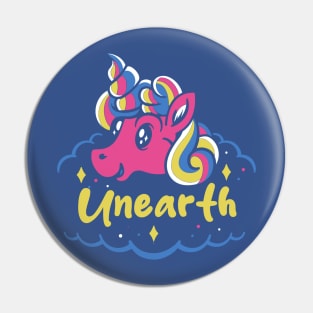 unearth and the unicorn Pin