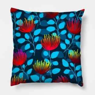 colorful floral pattern Pillow