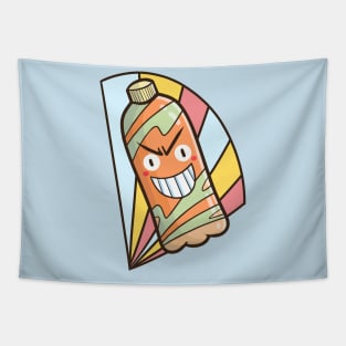 Green Orange Drink Tapestry