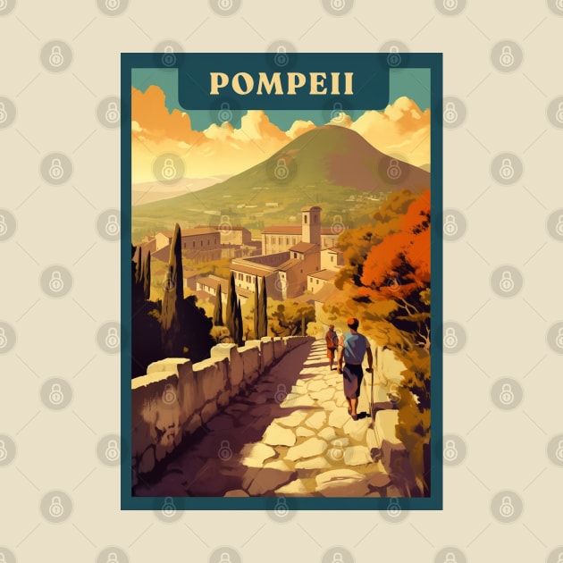 Pompeii by Retro Travel Design