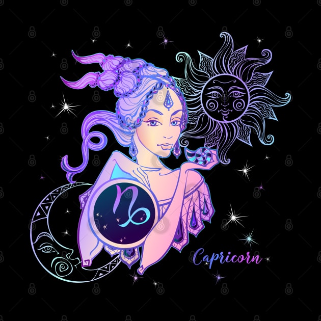 Capricorn Astrology Horoscope Zodiac Birth Sign Gift for Women by xena