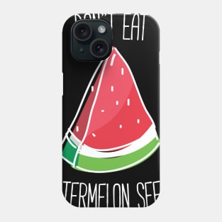 Funny Pregnant Don't Eat Watermelon Seeds T-shirt Phone Case