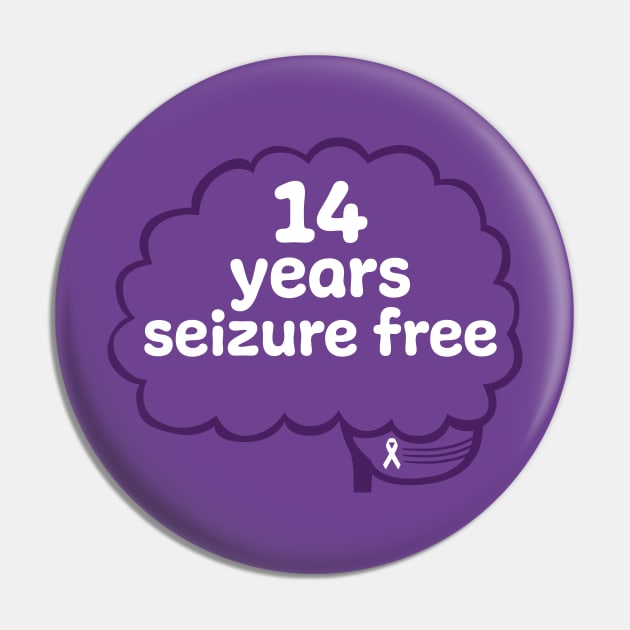 14 Years Seizure Free Pin by MickeyEdwards