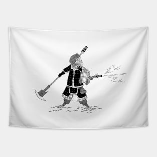 Assasin hedgehog. Tapestry