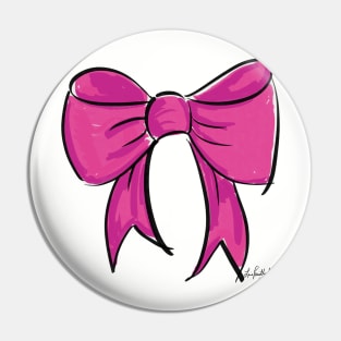 Pink Bow Pin