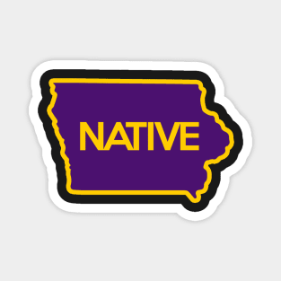 Iowa Native Sticker Magnet