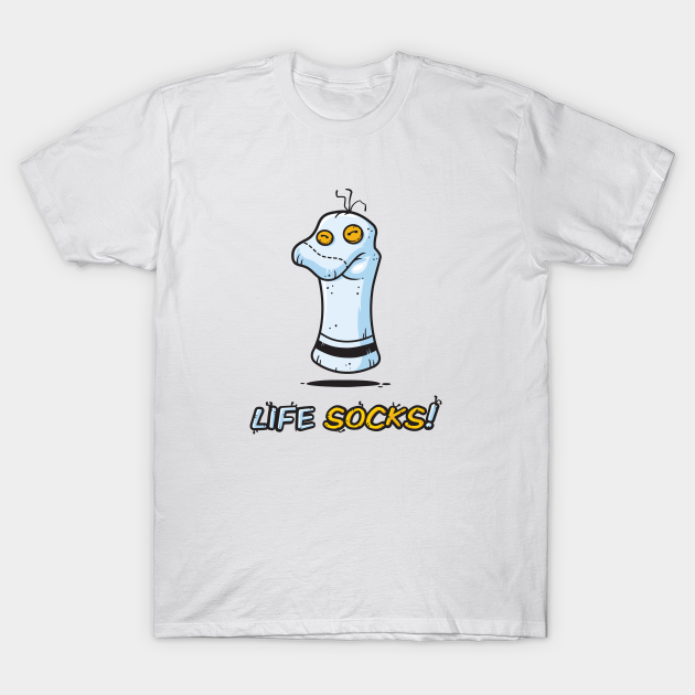 Discover Life Socks - Life Sucks - T-Shirt