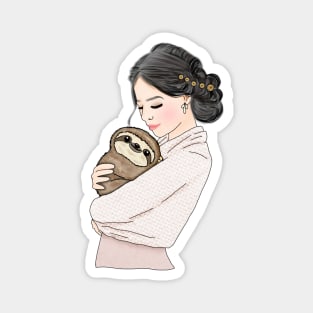 Sloth lover Magnet